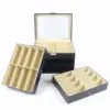 PU Leather Sunglasses Display Box Glass Window Jewelry Organizer for Glasses Rings Necklaces 6