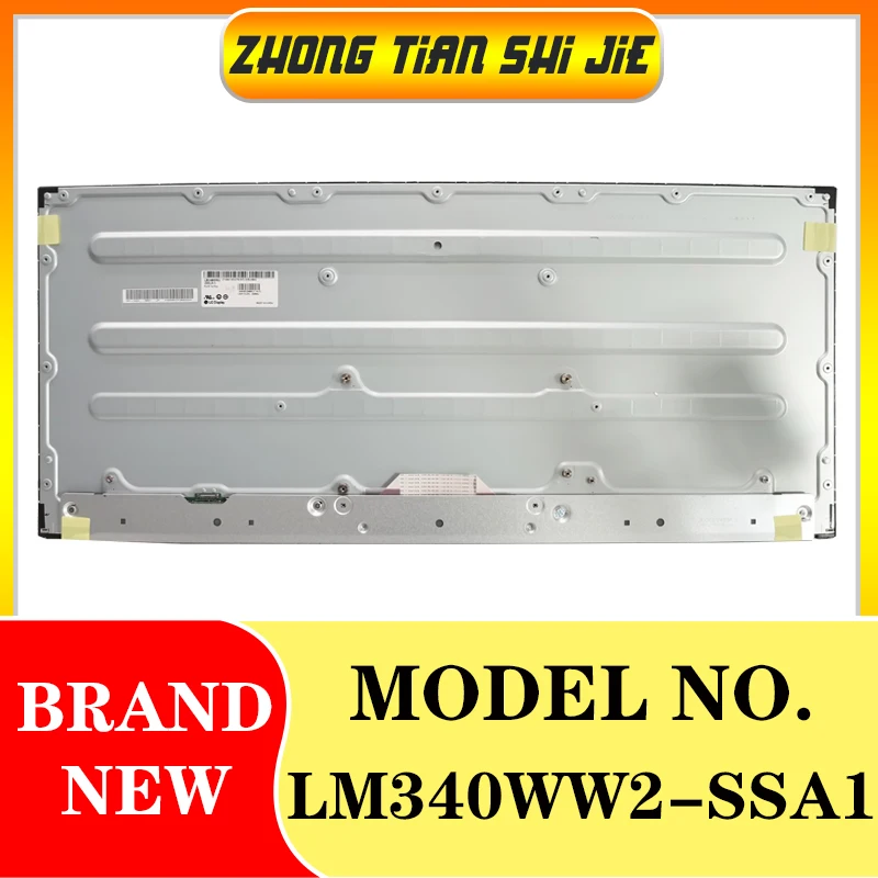 144Hz 34 inches Original LCD Display Screen Panel Assembly Replacement Module LM340WW2-SSA1 for Gaming Monitor 34uc79g Repair