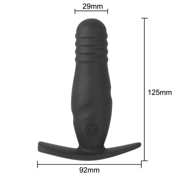 Butt Plug Prostate  Massager Thrusting Dildo Sex Toys for Men Gay Women Anal Plug Vibrator Heating 9 Speeds APP Control 6