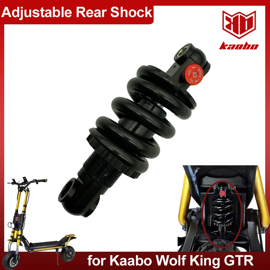 

GTR 135mm Adjustable Rear Shock Absorbing Spring Suspension Block Oil Absorber Original for Kaabo Wolf King GTR Electric Scooter