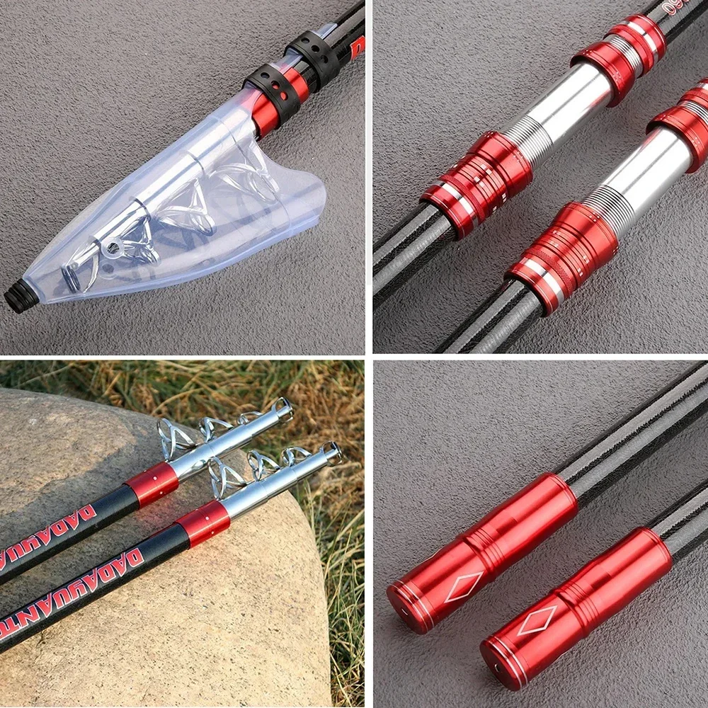 Fishing rod 2.7M 3.0M 3.6M Surf Fishing Rod 30kg Portable Telescopic Travel Surf Spinning Rod Carbon fiber Saltwater and Freshwater