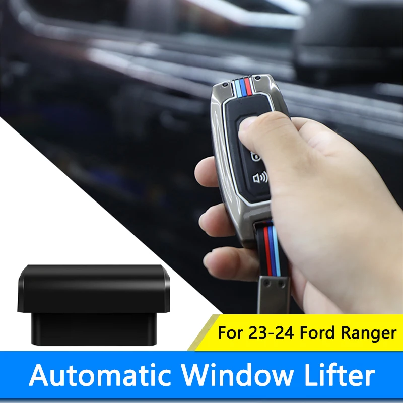 

QHCP Car Automatic Window Lifter One Click Glass Lifting OBD Upgrade Lock Automatic Window Closing For 23-24 Ford Ranger