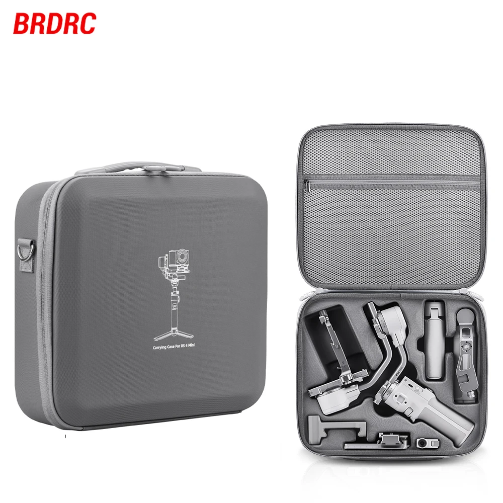 Camera Accessories Action Camera Accessories Handheld Gimbal Accessories Stabilizer Bag BRDRC Storage Bag for DJI RS 4 Mini Combo Bag Handheld Stabilizer RS4 Mini Carrying Case Accessory Shoulder