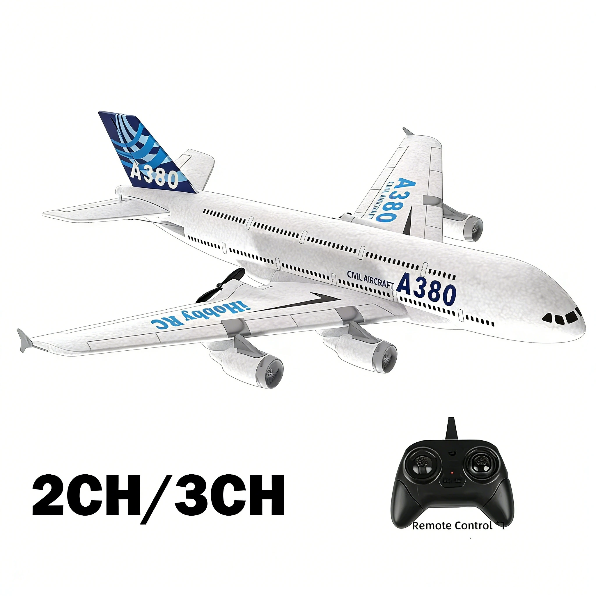 A380 Airplane Airbus RC Airplane Foam Toys 2.4G Glide Fixed Wing RTF Plane Outdoor Toys Drone Modle Easy Fly Children Gift 1 A380 Airplane Airbus RC Airplane Foam Toys 2.4G Glide Fixed Wing RTF Plane Outdoor Toys Drone Modle Easy Fly Children Gift 1
