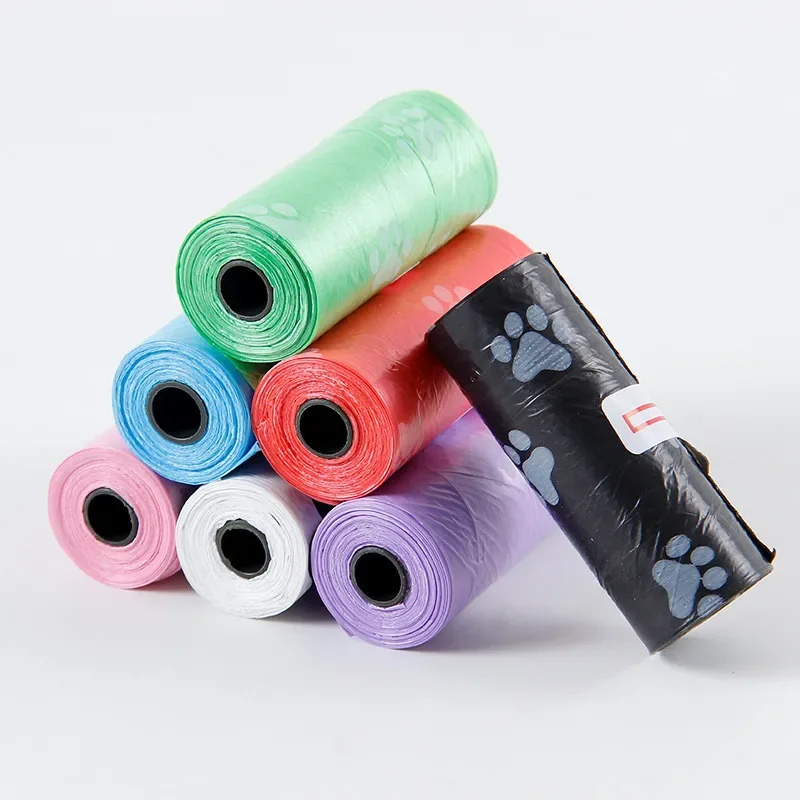 Pet Waste Bag Dispenser for Dog Waste Bag Holder Plastic Garbage Dispenser Carrier Case Dog Pet 1 Roll Poop Bags