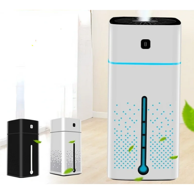 

1000Ml Large Capacity Home Humidifier Colorful Lights Bedroom Automatic Timing Anti-dry Burning USB Air Purifiers