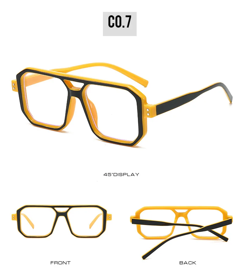 Retro Square Punk Sunglasses 22