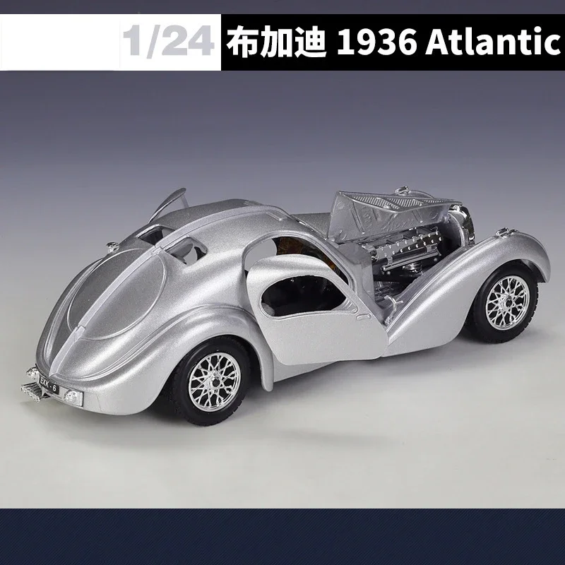 

1:24 Bugatti Atlantic 1936 Alloy Car Model Diecasts & Toy Vehicles Collect Car Toy Boy Birthday gifts