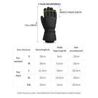 Copozz adulte chaud hiver gants de Ski imperméable 3M Thinsulate Snowboard gants thermique moto cyclisme gants hommes femmes 6