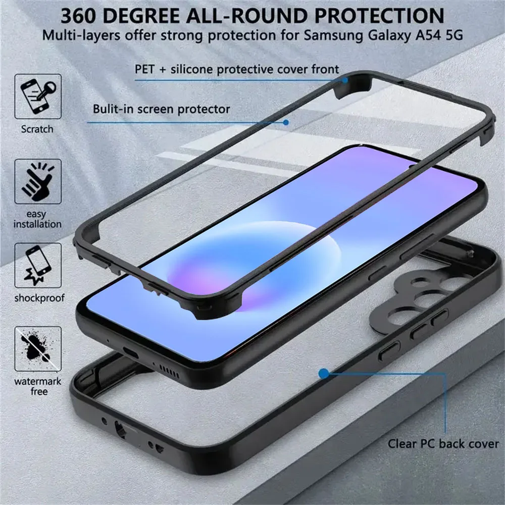 360° Full Cover Screen Protector Phone Case