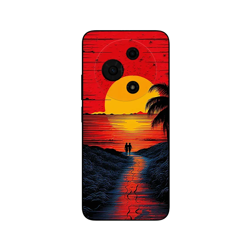 Floral Wolf Soft Silicone Phone Cover