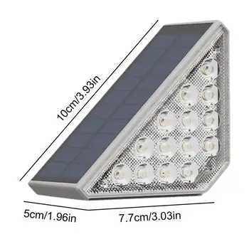Curb Appeal Lights Led Outdoor Step Lights Waterproof TSolar Stair Lights Deck Light Auto On/Off For Stair Deck Front Step Front 5