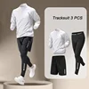Sport 1-5 PCS Sets Workout Men's Quick Dry Jacket Suit Fitness Running Sets Sports Jogging Pants Workout Sportswear Track Suit 6