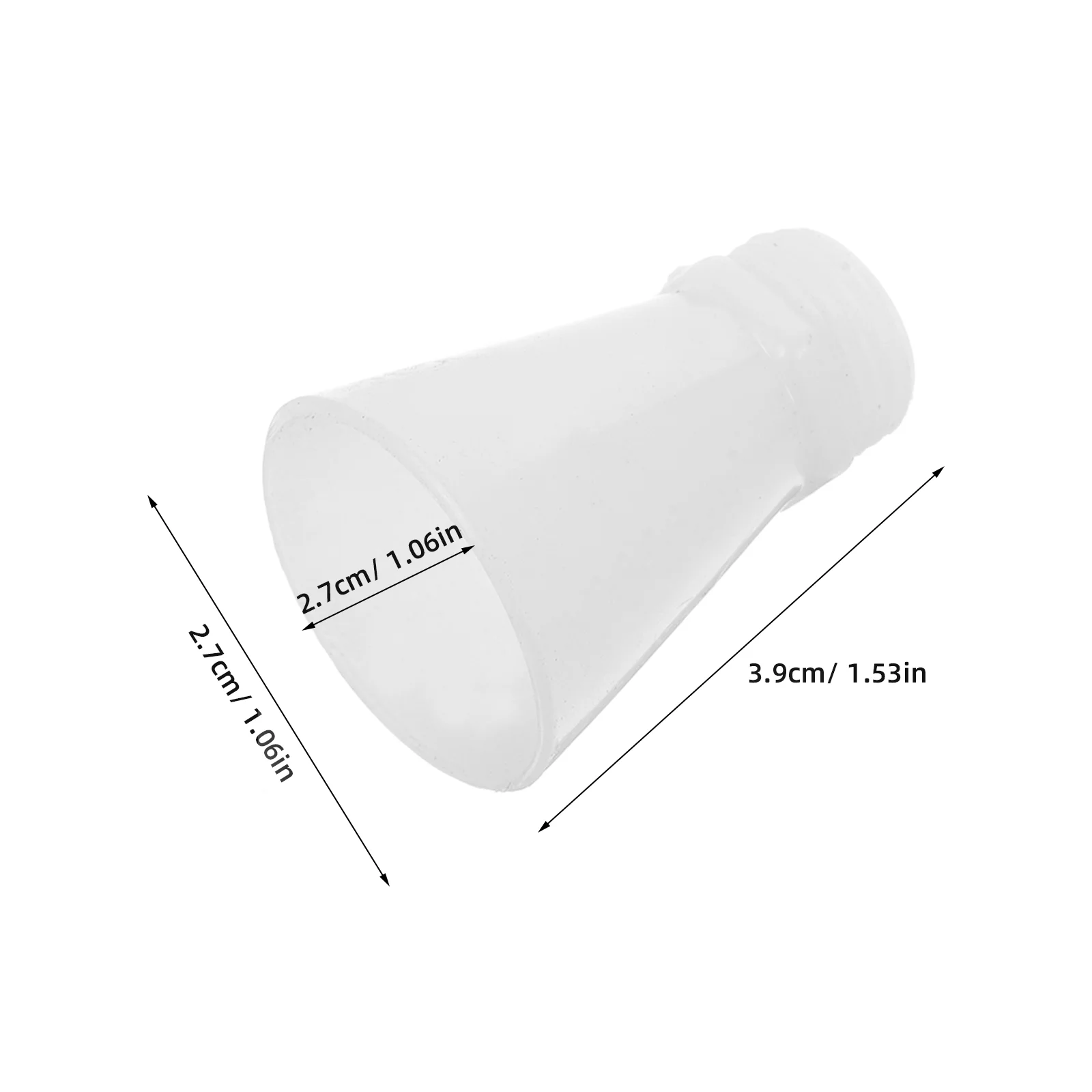 50 Pcs Hose Fire Extinguisher Accessories Nozzles Plastic for Replaceable Transparent Parts Replacement Wide