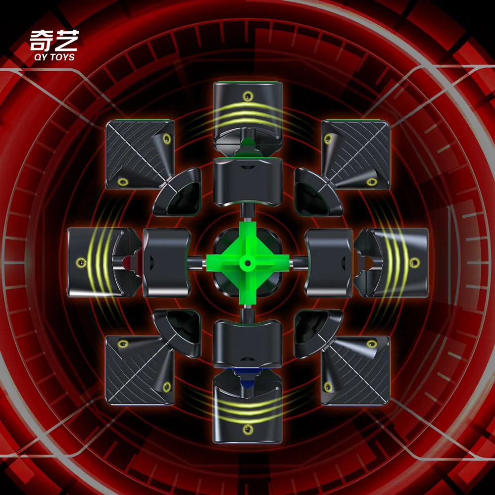 [JudyCube] Qiyi Warrior M Biack 3X3 마그네틱 매직 스피드 큐브 스티커리스 피젯 토이 Qiyi Warrior 블랙 큐보 마기코