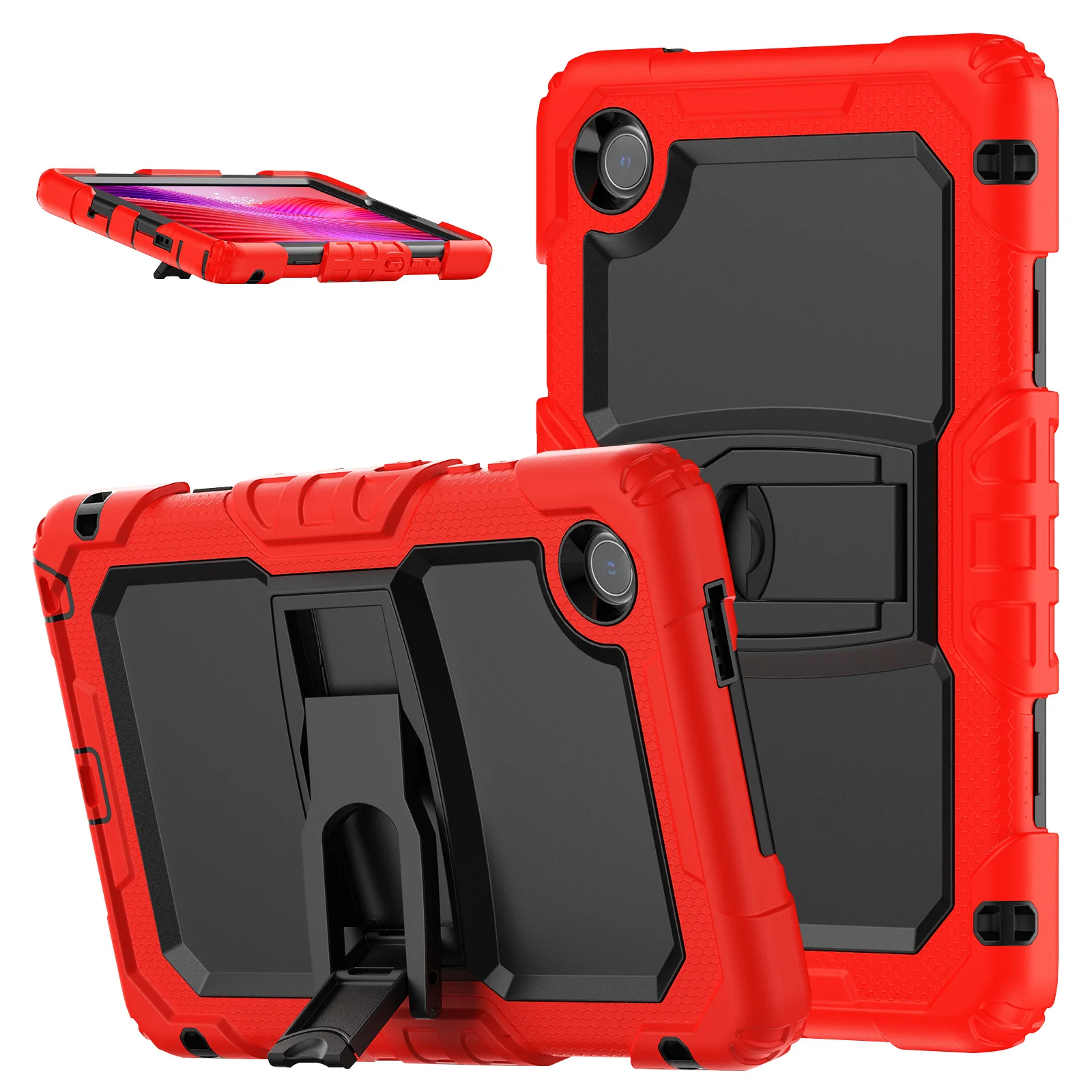 Kids Armor Case for 8.7 Inch Tablet with 360° Rotating Hand Strap and Stand - Shockproof Rugged Cover