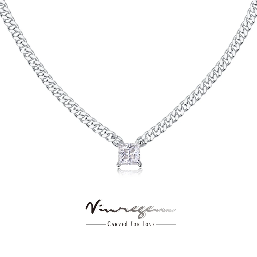 Ожерелье Vinregem женское из серебра