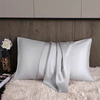 Pure Mulberry Silk Pillowcase 100% Natural Silk Pillow Cover 40*60cm 50*70cm Qeen King Size Pillowcase 2