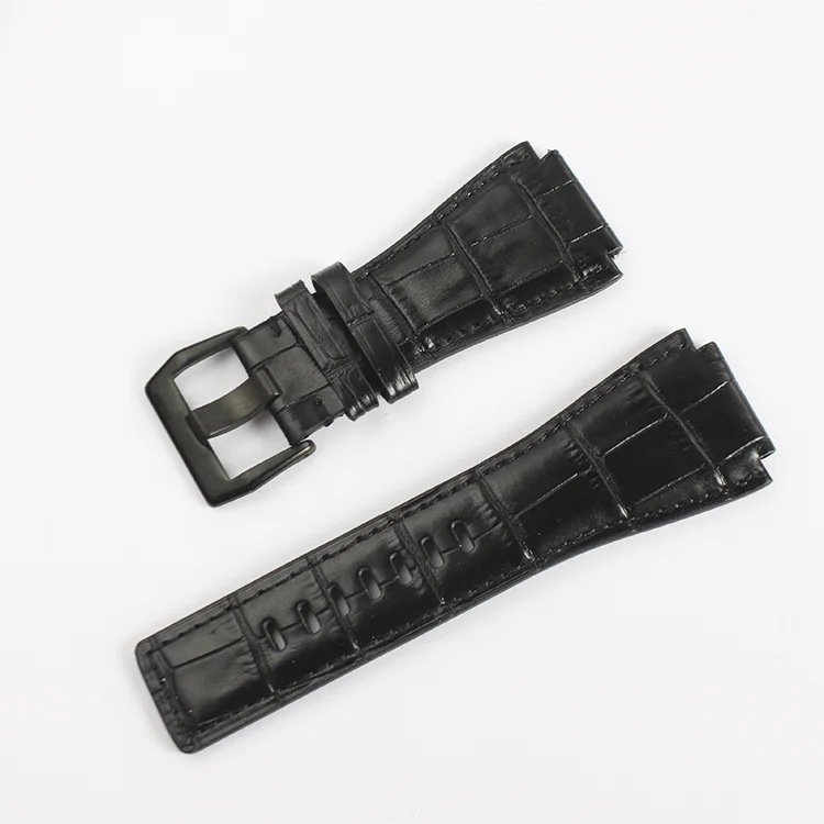 Genuine Leather Watchbands Men's Wristband For Bell Ross BR-01 BR-03 Strap High Quality Wrist Belt Bracelet With Tool