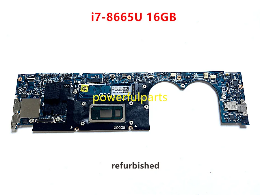 

Refurbished for Dell XPS 13 9380 motherboard i7-8665u cpu + 16G memory in-built 0NF3WD CN-0NF3WD EDO30 LA-E672P working perfect