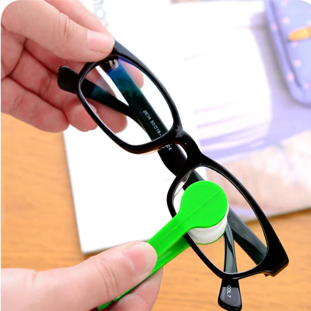 Occhiali pulizia strofinare Mini occhiali spazzole per la pulizia occhiali  Ultra-morbidi strofinare occhiali da vista