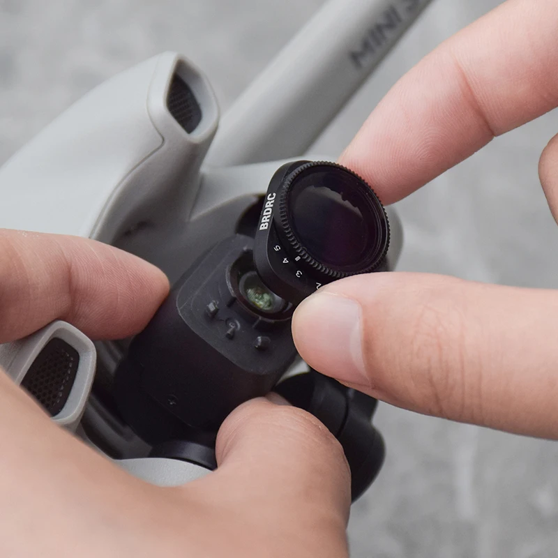 BRDRC ND Filter Set Compatible with DJI Mini 3/Mini 3 Pro,Multi Coated HD Optical Glass,  Neutral Density Drone Filter Accessory