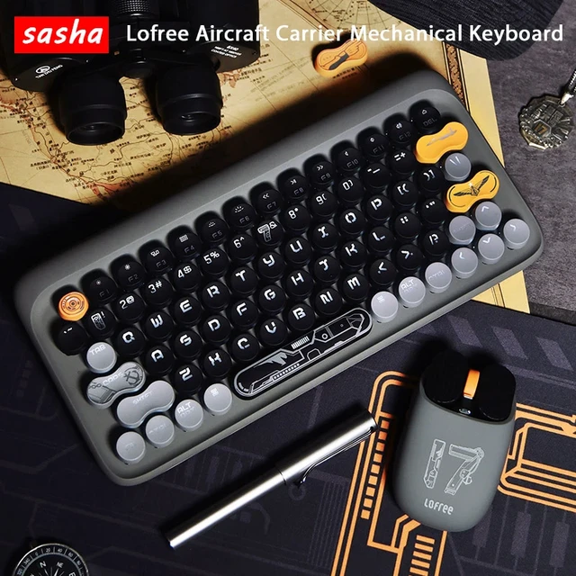 Lofree Aircraft Carrier Mechanical Keyboard Bluetooth Wireless