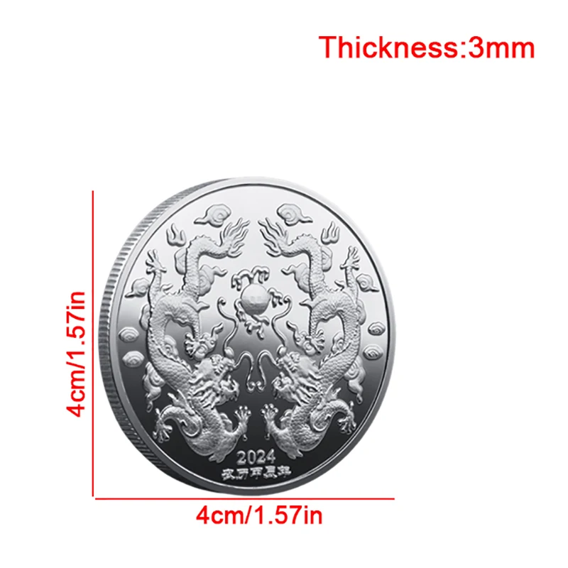 Рисунок 6 - 2024 новый год Зодиак Дракон золотые