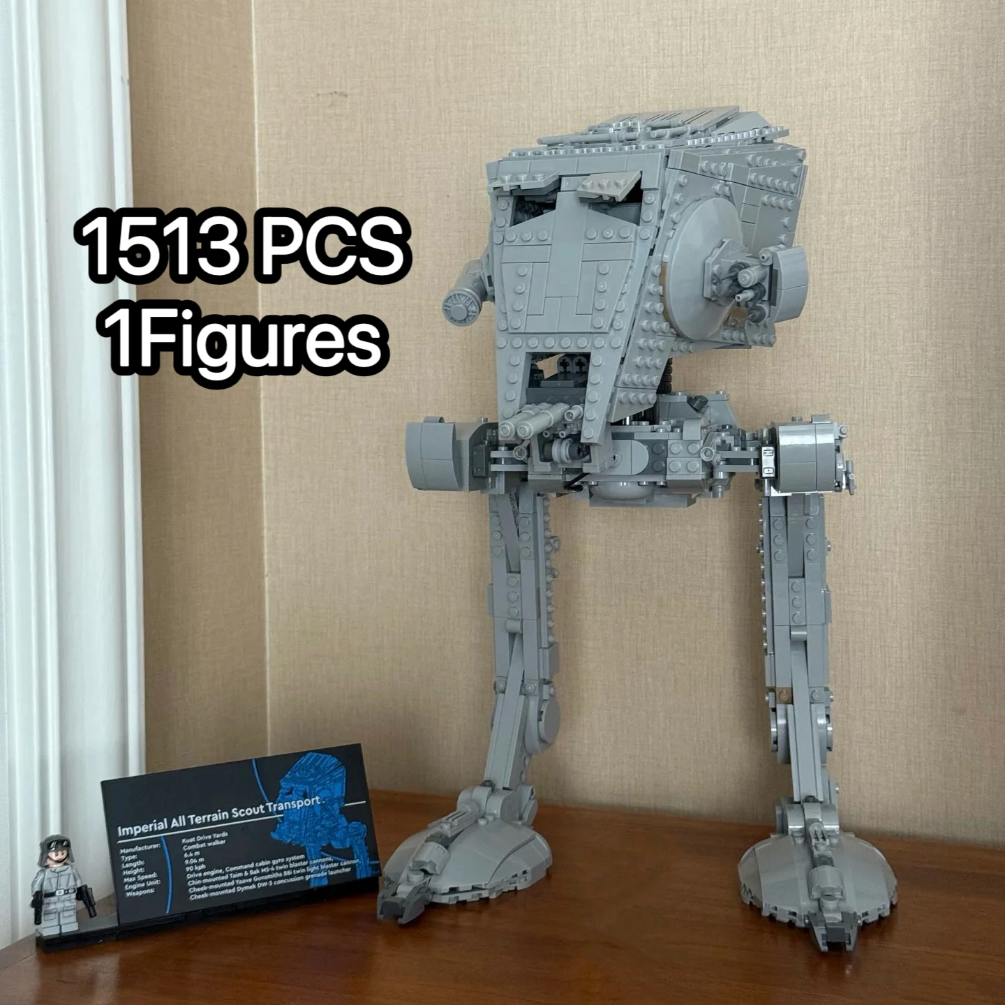 2025 FIT 75417 Bausteine Galaxy UCS ATST Modellbausatz Ziegelsteine Heimdekoration Spielzeug für Kinder Erwachsene Jungen Geburtstag Weihnachtsgeschenke