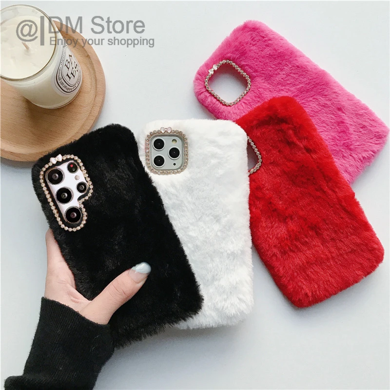 Peaceminusone Fur Case ファーケース RED Peaceminusone Fur Case ファーケース - メルカリ