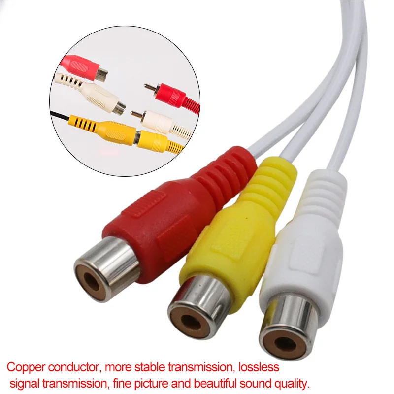 3.5 ミリメートルジャック 3 RCA ケーブルビデオコンポーネント