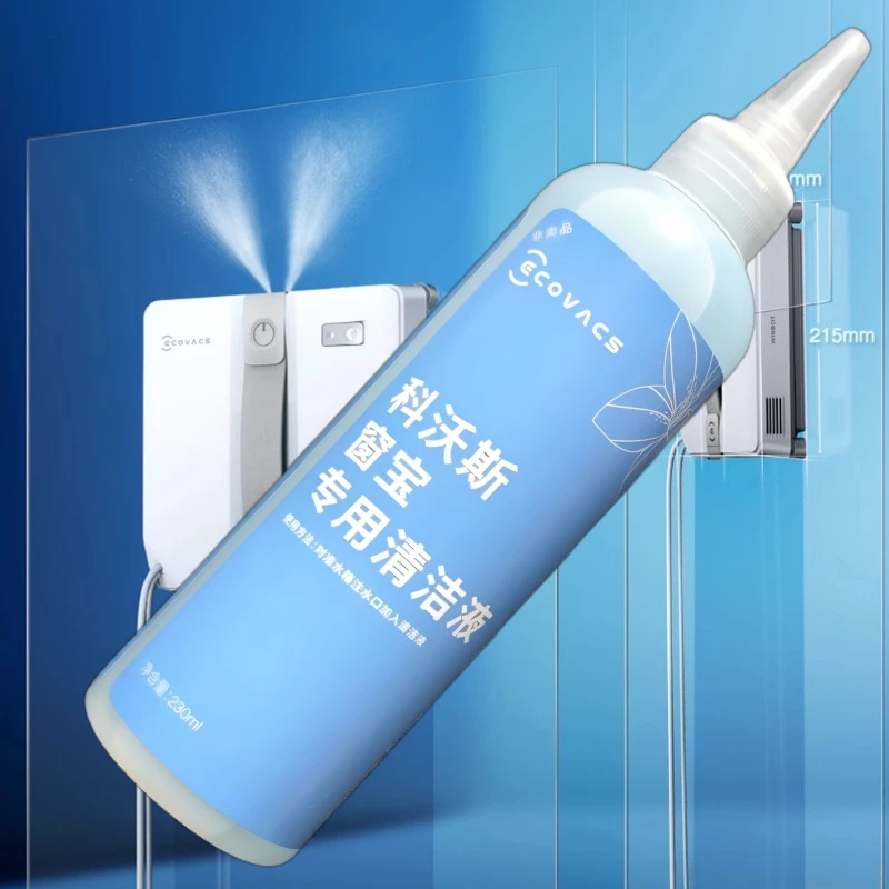 ECOVACS Window Cleaning Machine Special Window Cleaner W2/W1/MINI Series Universal Cleaning Liquid Window Cleaner 230ml