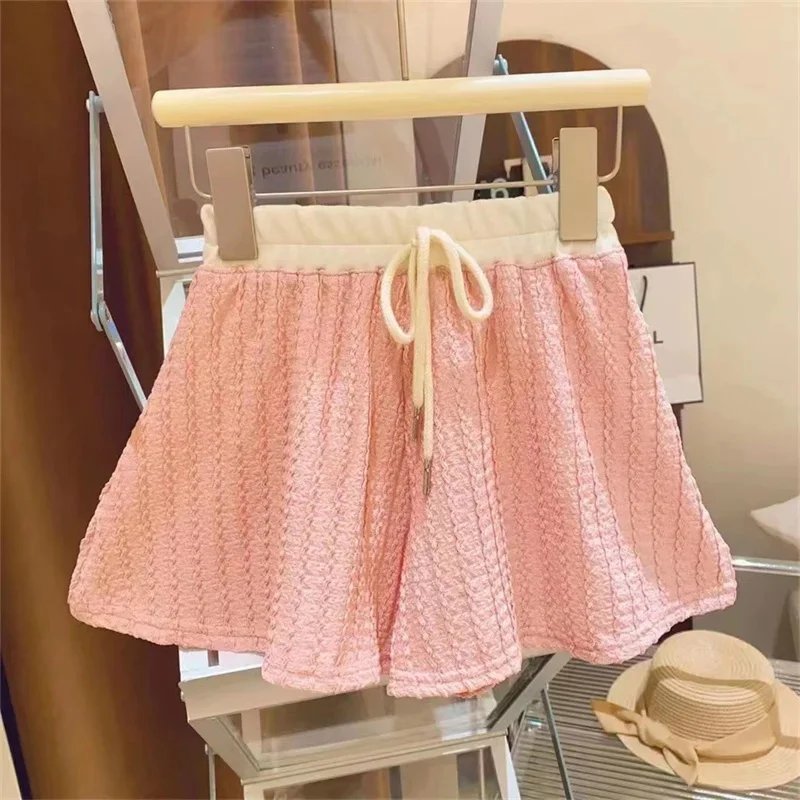 Baby Blouse Sets Girls Summer Suit Kids Short Sleeve Top Pant 2Pcs Kids Cute Sweet Outfit Children Fashion Sportswear 2-10Y