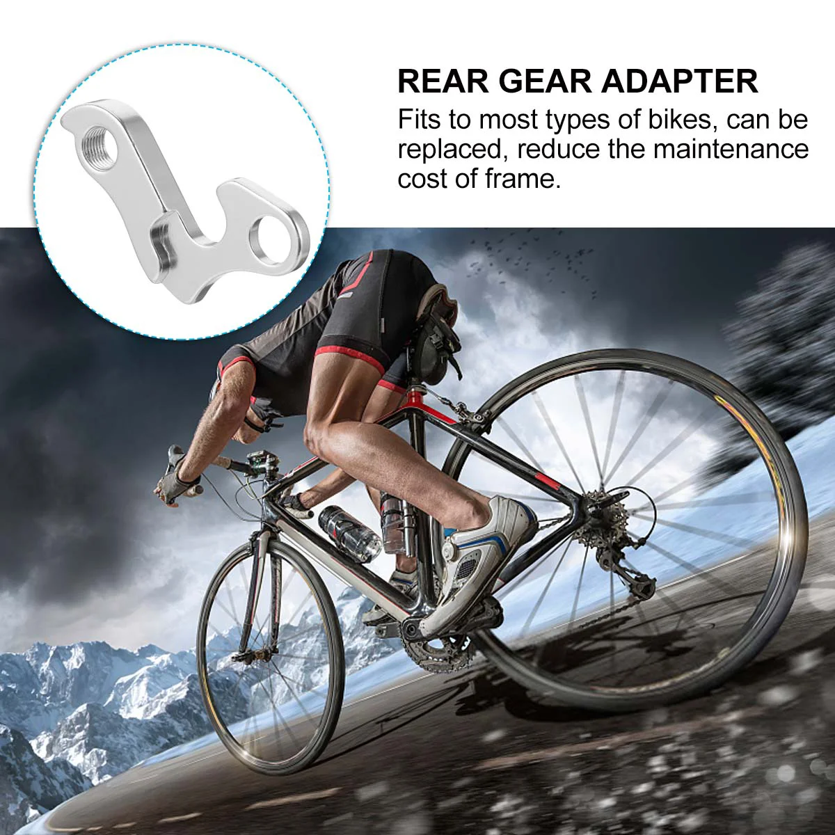 

Universal MTB Bike Alloy Rear Derailleur Hanger Frame Tail Hook Parts