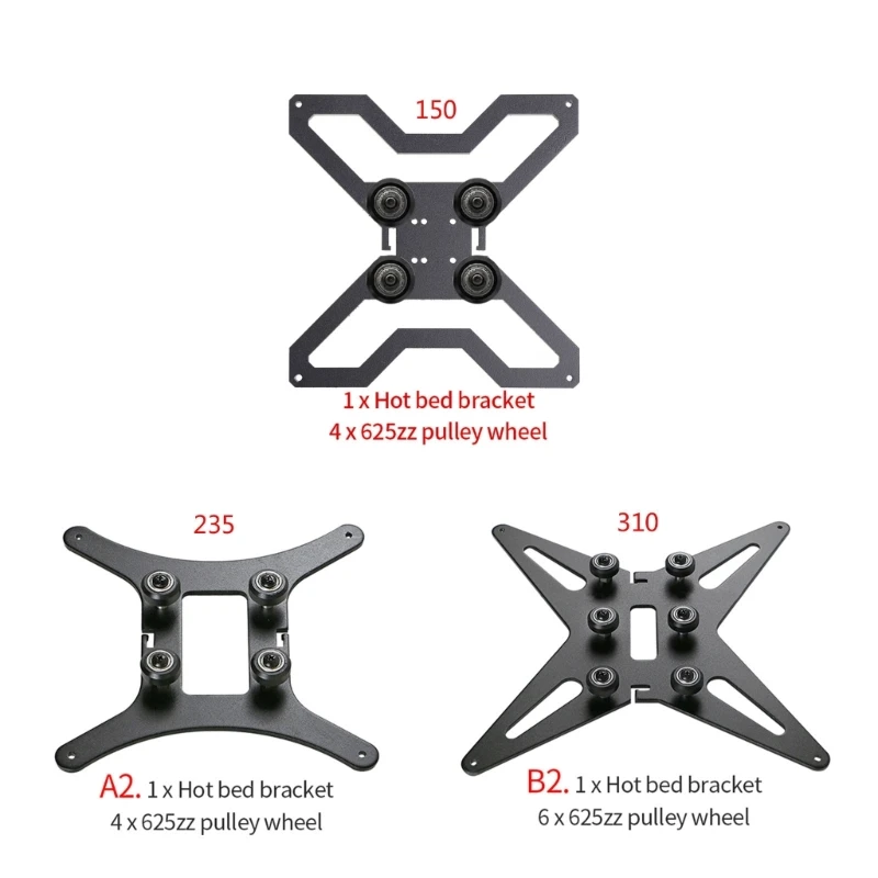 

YAxis Stand 2040V Aluminum for CR-10 3D Printer (150mm 235mm 310mm)