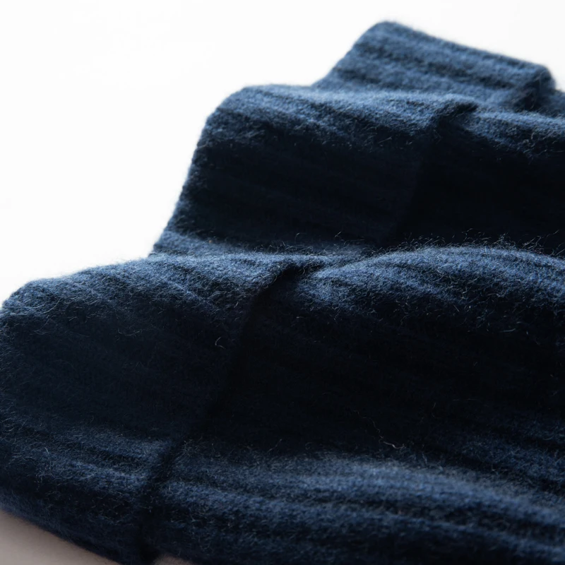 MERRILAMB Kaschmir Mützen für Frauen Neue Winter Gestrickte Kopfbedeckungen Warm Halten Hut Hohe Qualität Feste Beiläufige Outdoor Caps Skullies – Detail 38