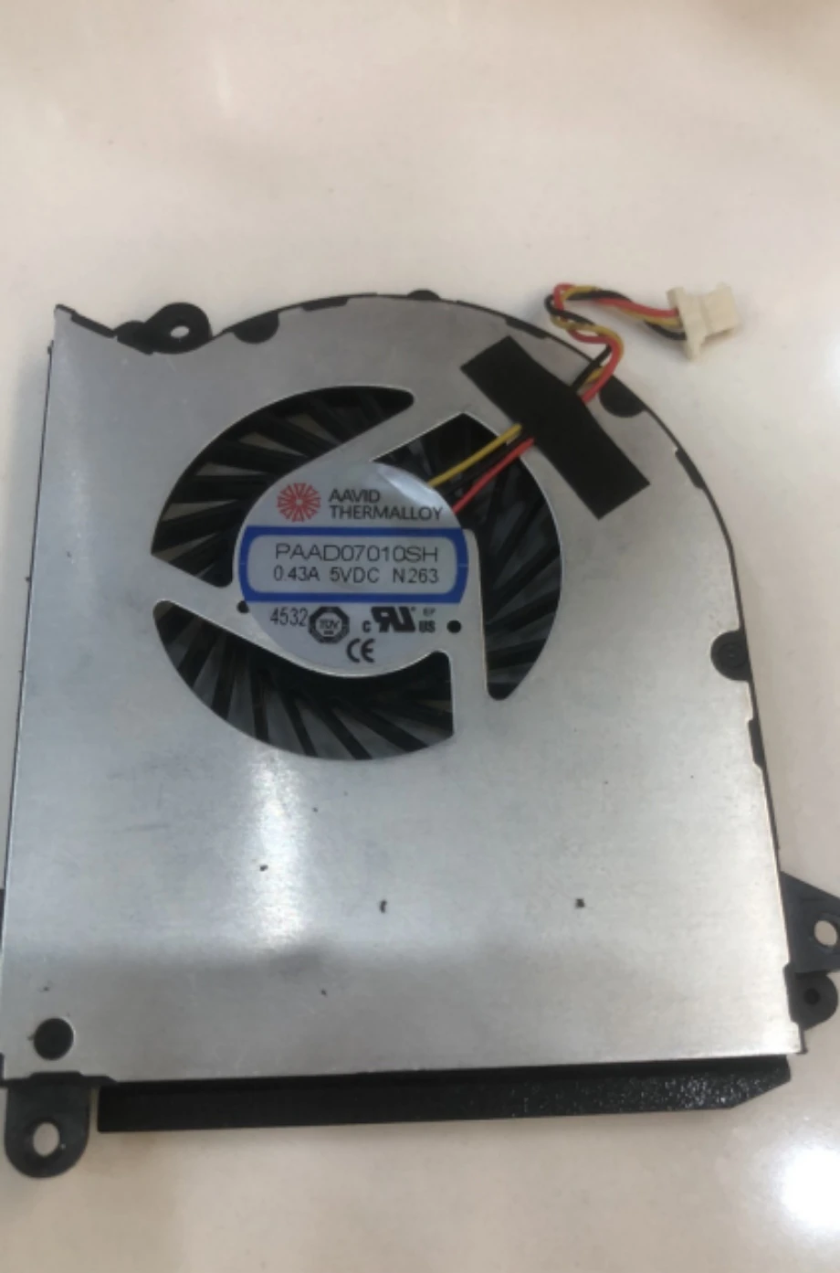 Nova Fan Laptop Cpu para Msi Gs30 Gs302m Ms13f1 Paad07010sh N263 3pin