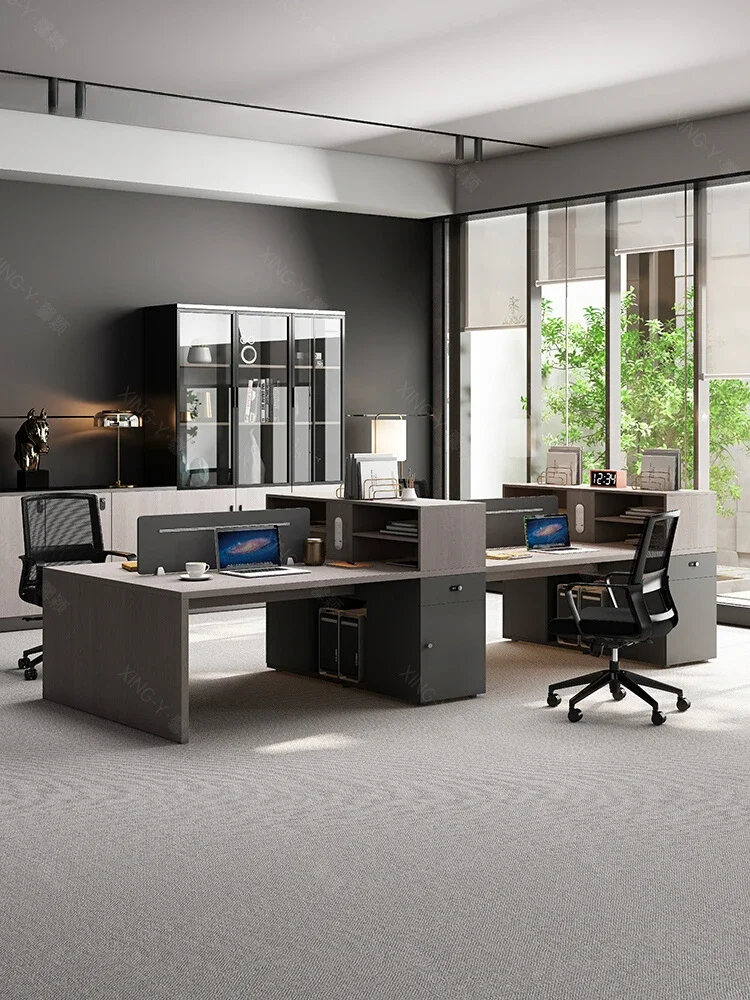 

Nordic Advanced Office Desk Staff Simple Modern Staff Multi-desk Screen Reception Computer Desk Work Mesa Office Furniture KMOD