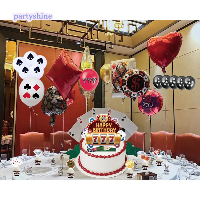 Casino Theme Party Decoration Poker Disposable Tableware Magic Show Las  Vegas Party Decorations Hen Night Bachelorette Party - Party & Holiday Diy  Decorations - AliExpress