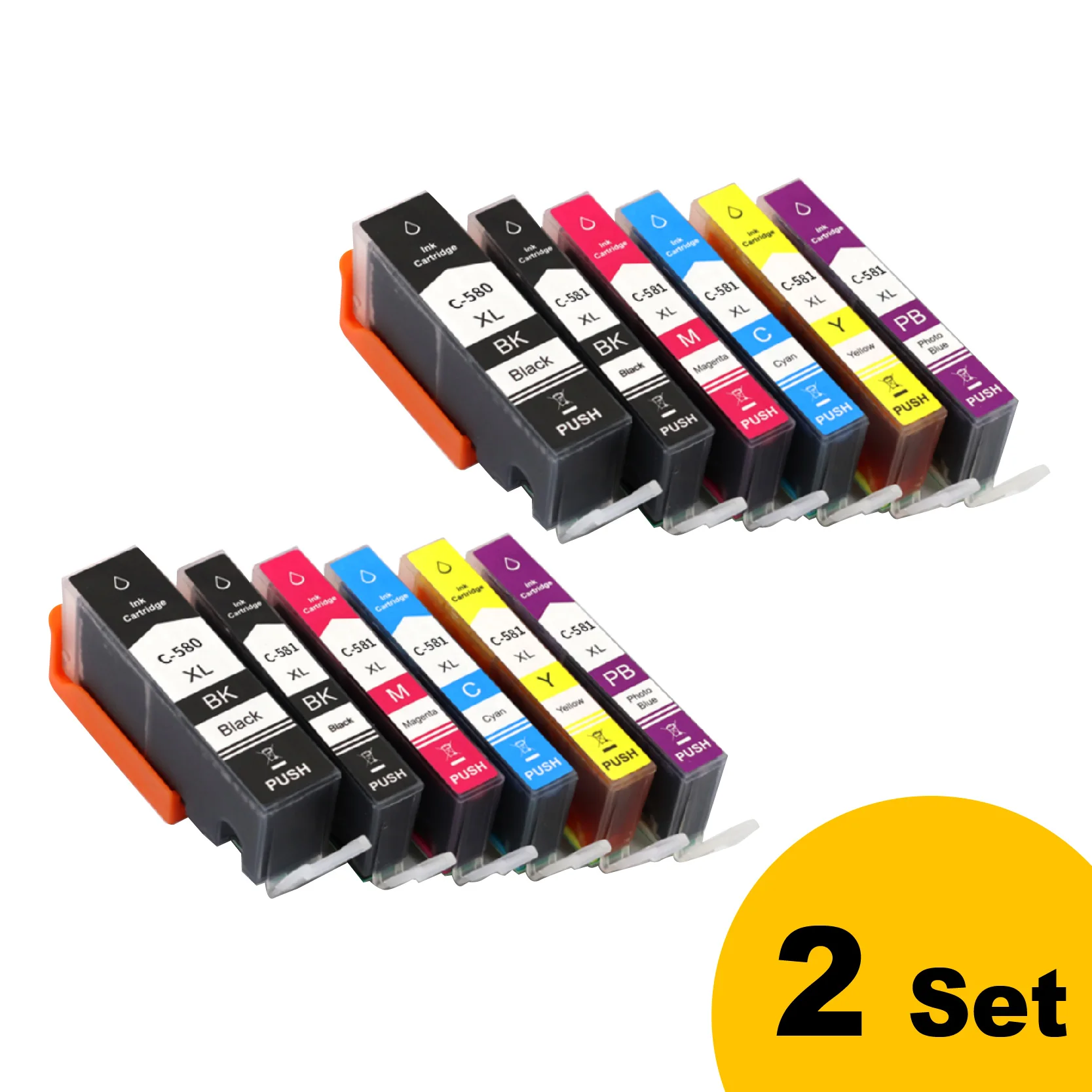 Canon Printer Cartridge 580 581  Compatible Ink Cartridges 580 - New  580xxl 581xxl - Aliexpress