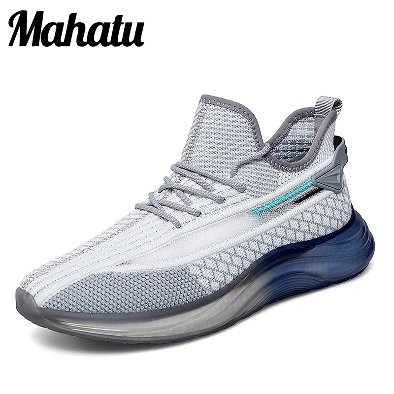 

Men Air Mesh Running Shoes soft sole Breathable Marathon light popcorn Sport Sock shoes Summer Tennis Shoes tenis masculino