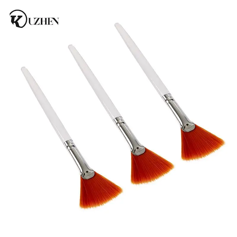 Makeup Brush Set 1/3/5pcs Practical Facial Brushes Fan Makeup Brushes Soft Portable Mask Cosmetic Tools