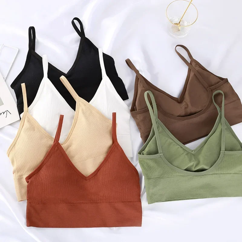 Women Push Up Bra Tube Top Female Seamless Underwear U Back Bralette Wireless Bra Sports Short Top Sexy Lingerie Women Crop women lingerie bra women tube tops