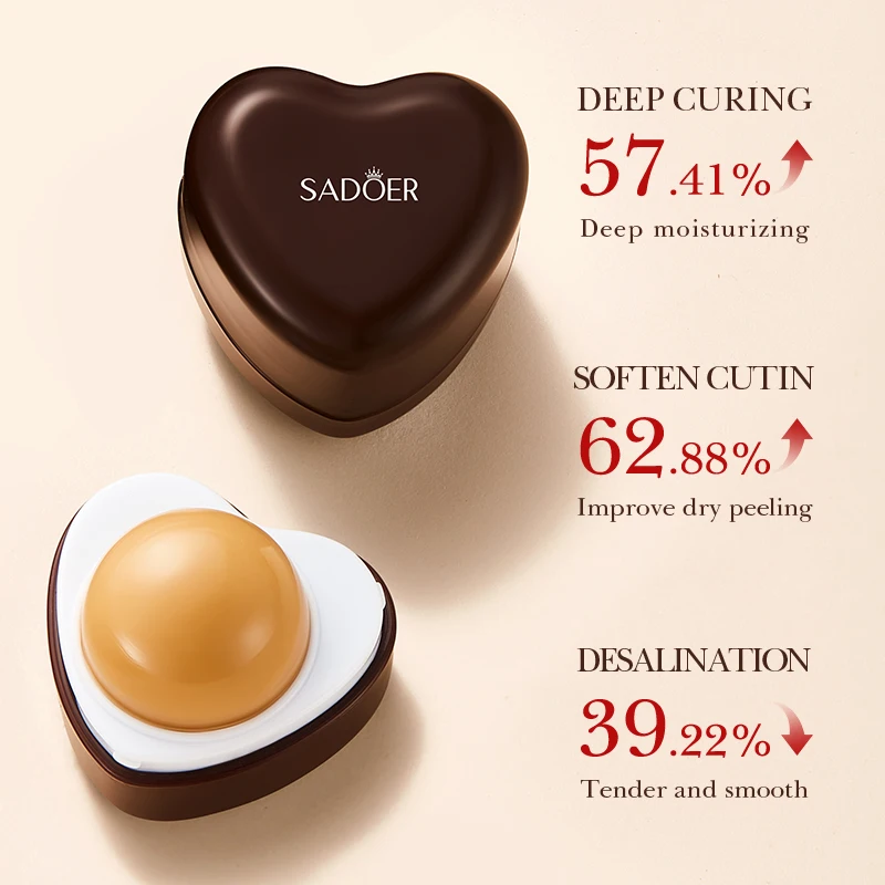 SADOER Coffee Lip Mask Moisturizing Lips Plumper Plump Lips Skin Care Hydrating Nourishing Anti-wrinkles Lip Cream Skin Care