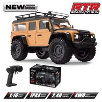 1:16 Scale Ford Bronco RC Rock Crawler Monster Truck 4WD High-Speed Electric Off-Road Toy Car for Boys Outdoor Gifts