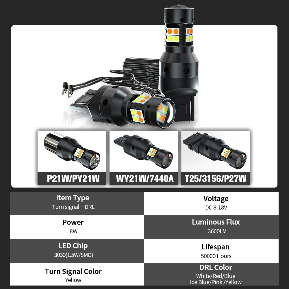 2pcs Dual Mode Blinker + Tagfahrlicht Zubehör Led Drl Für Opel Mokka X  2012-2016 2013 2014 2015