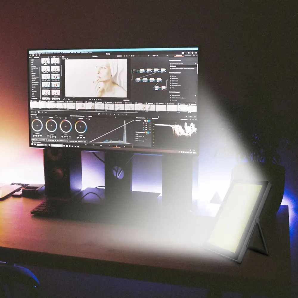 Daylight Therapy Lamp SAD Light 35000 Lux LED Ligh Happy Mood Light Therapy Seasonal Affective Disorder Anti Depression Lamp