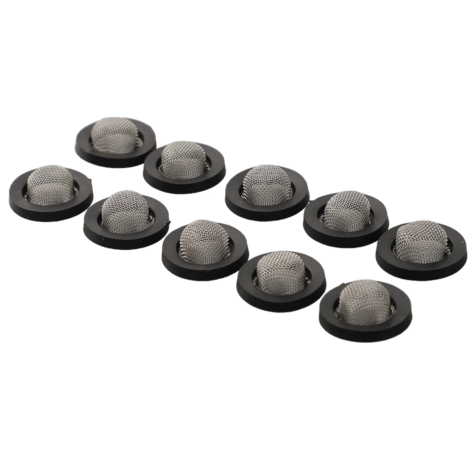 10pcs Pressure Washer Filters 1/2inches Mesh Replacement Parts Home Garden Shower Hose Silicone Rubber Washers Filter