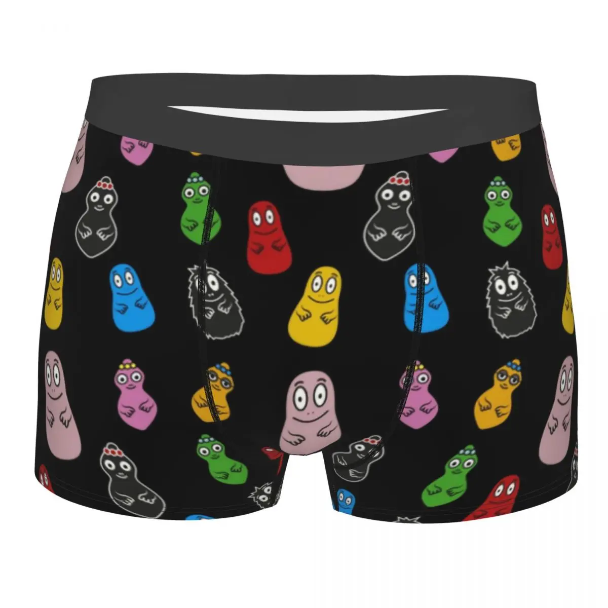 

Vintage TV Barbapapa Underwear Men Sexy Print Customized Cartoon Boxer Shorts Panties