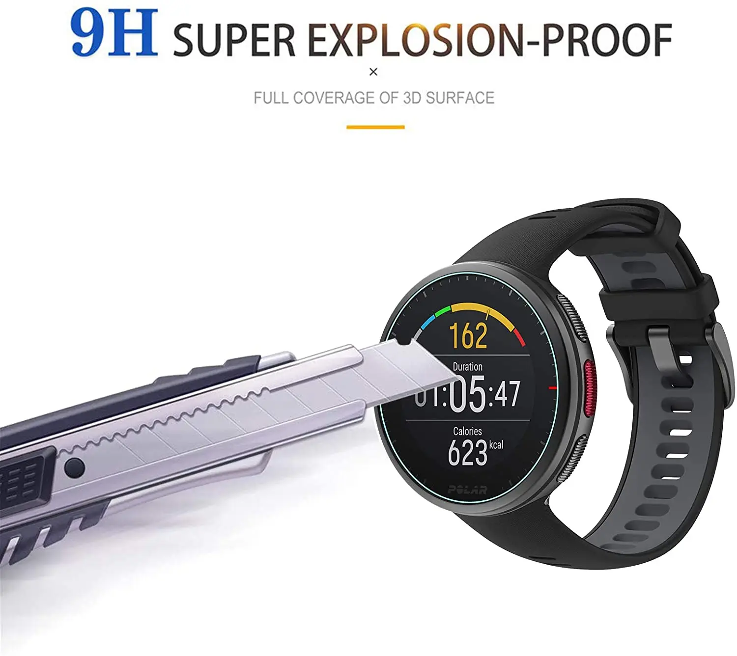 polar Vantage M【ハイドロゲルフィルム2枚組】 polar Vantage M【ハイドロゲルフィルム2枚組】 2 ピース/ロット強化